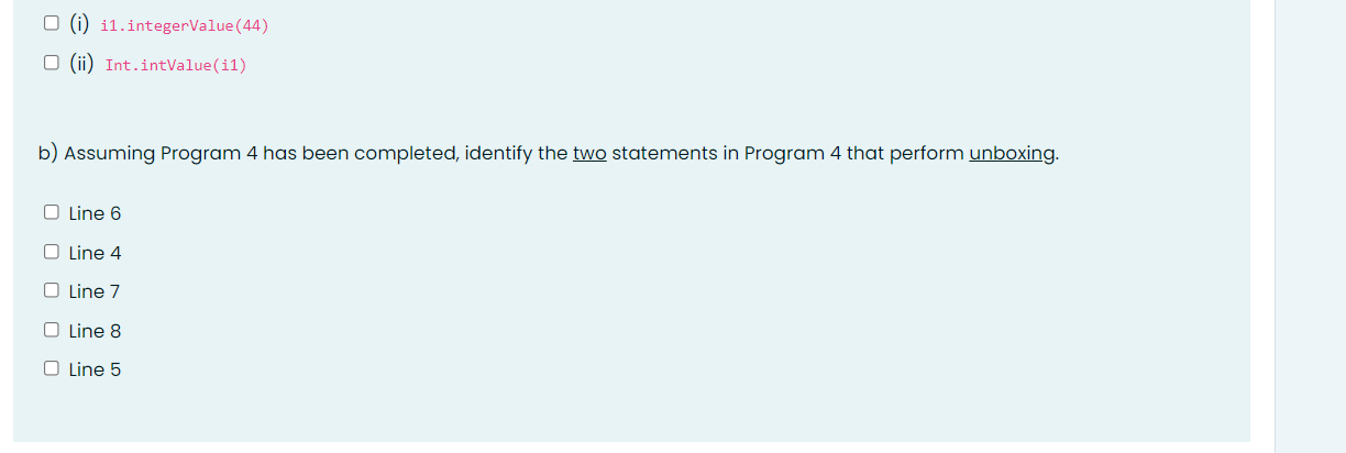 Solved Answer the following questions based on Program 4: 1 | Chegg.com