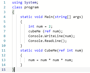 Solved Nm in c0 0 6 7 using System; class program { static | Chegg.com