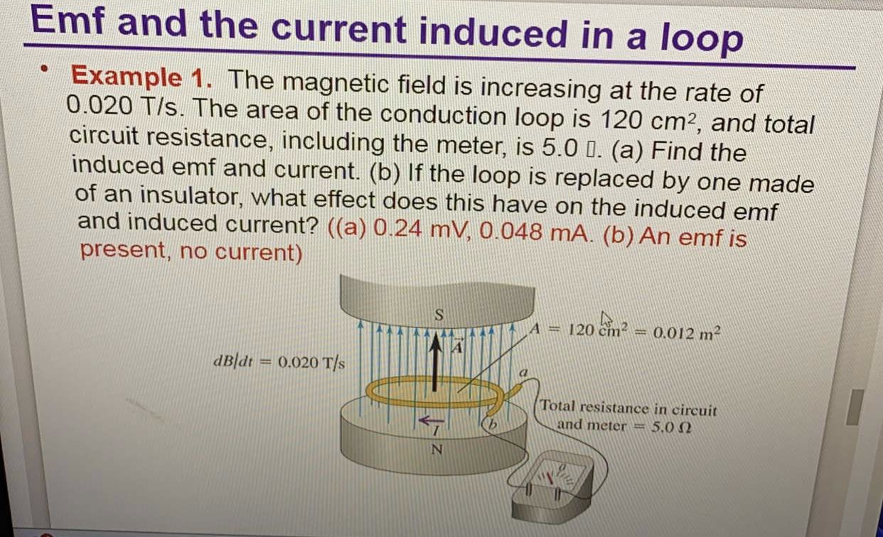 Solved look at example 1 but change the db dt to db dt chegg