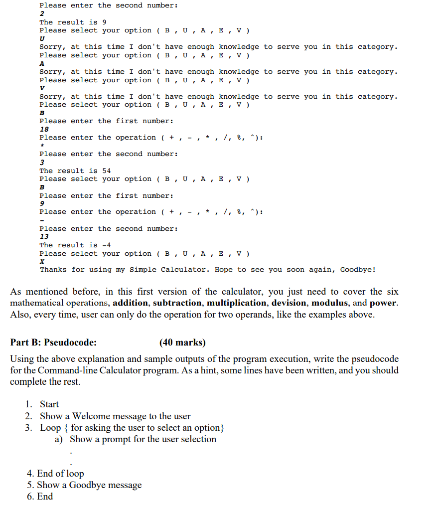 Solved I Only Need Help With Part B Of The Assignment Which | Chegg.com