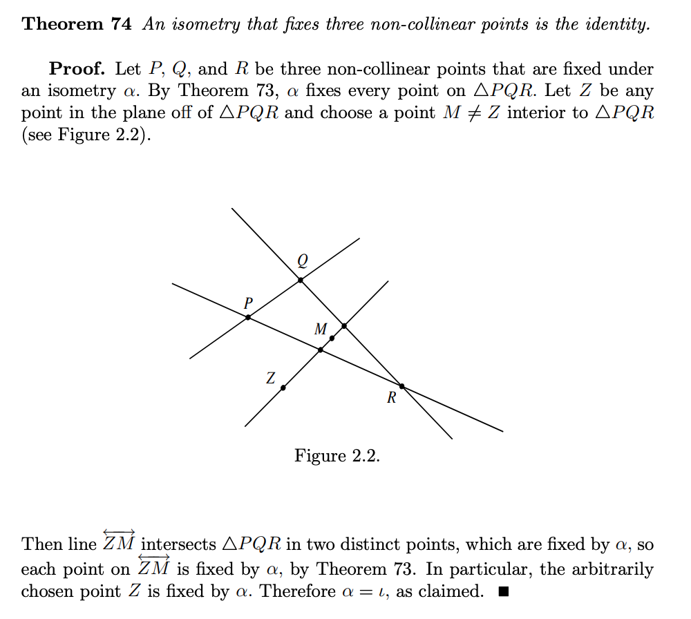 Solved Abstract Geometry Here is the proof for the first | Chegg.com
