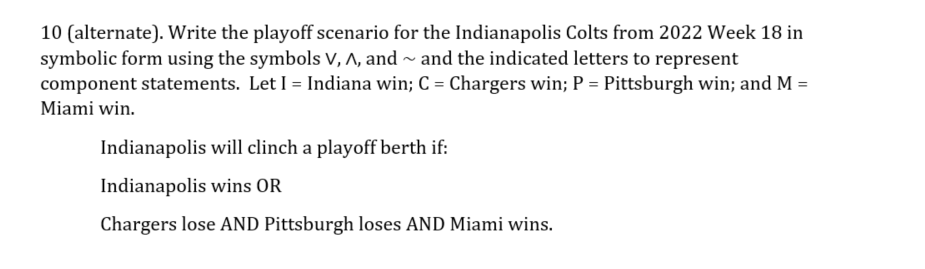 Indianapolis Colts playoff clinch scenarios in Week 18