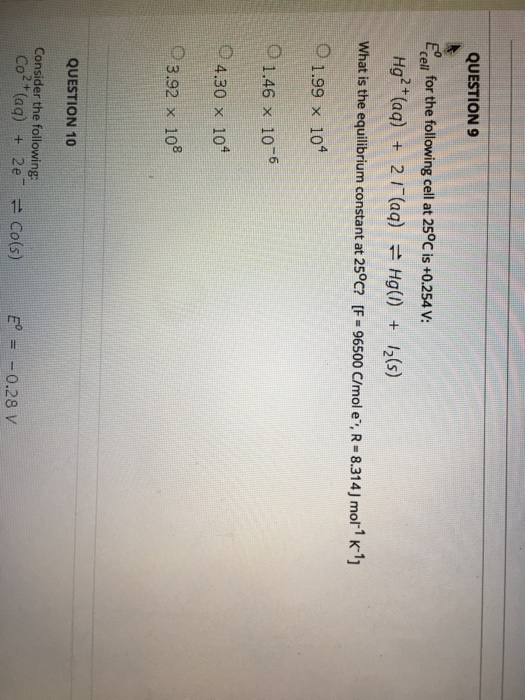 solved-question-9-eceli-for-the-following-cell-at-25-c-is-chegg