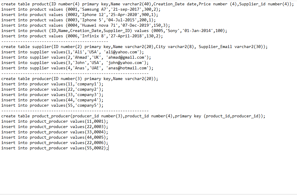 Solved DATABASE Exercises: 1.Write a query to display the | Chegg.com