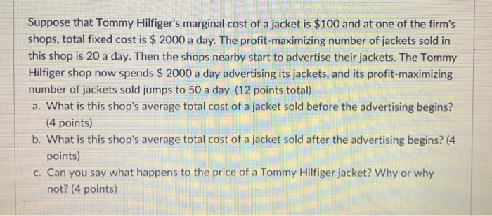 Tommy hilfiger outlet costs