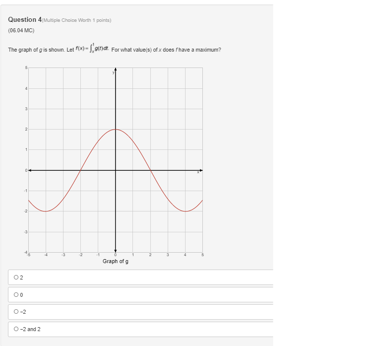 Solved Question 1 Multiple Choice Worth 1 points) (06.04 MC) | Chegg.com