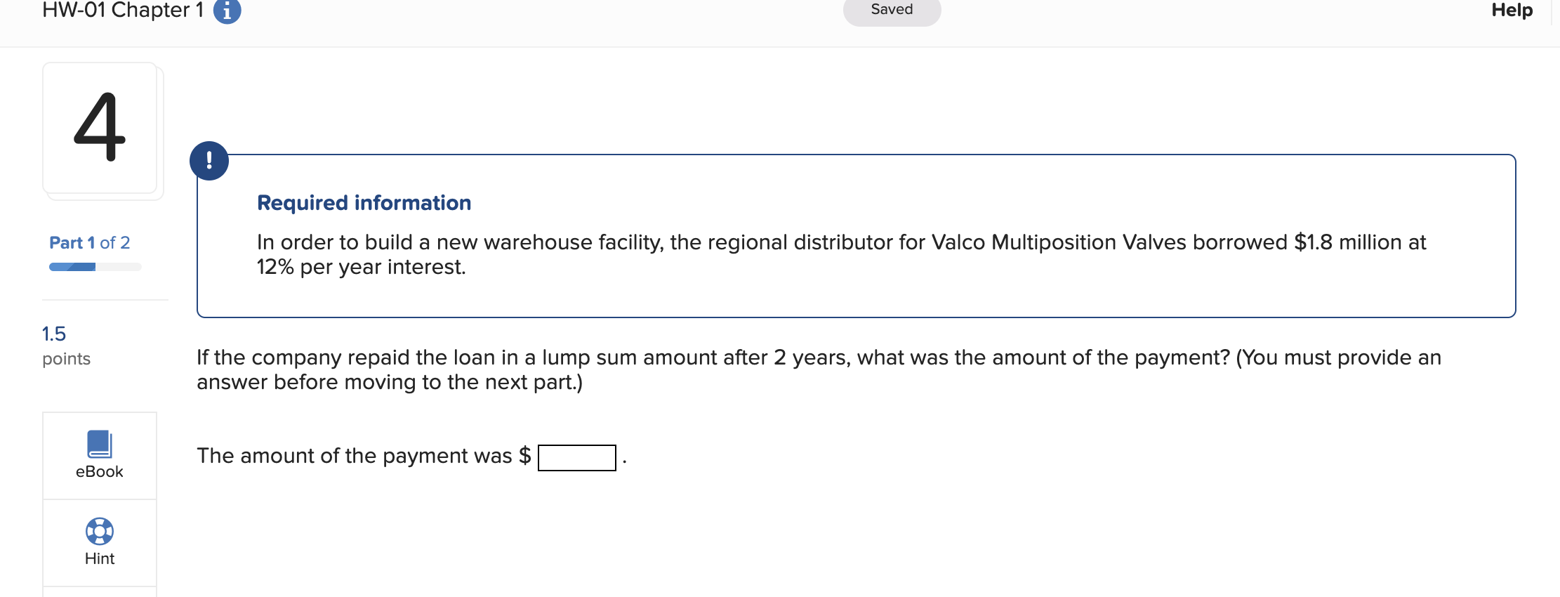 Solved Required Information In Order To Build A New | Chegg.com