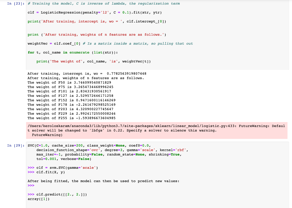 Download the source code for logistic regression, | Chegg.com