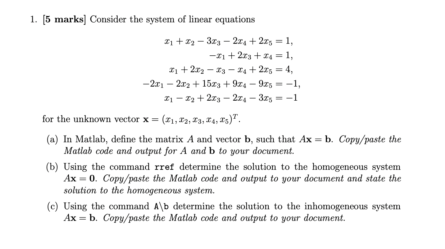 solved-1-5-marks-consider-the-system-of-linear-equations-chegg