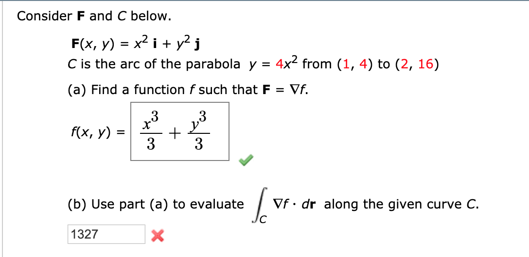 Solved Consider F And C Below F X Y X2 I Y2 J C Is Chegg Com