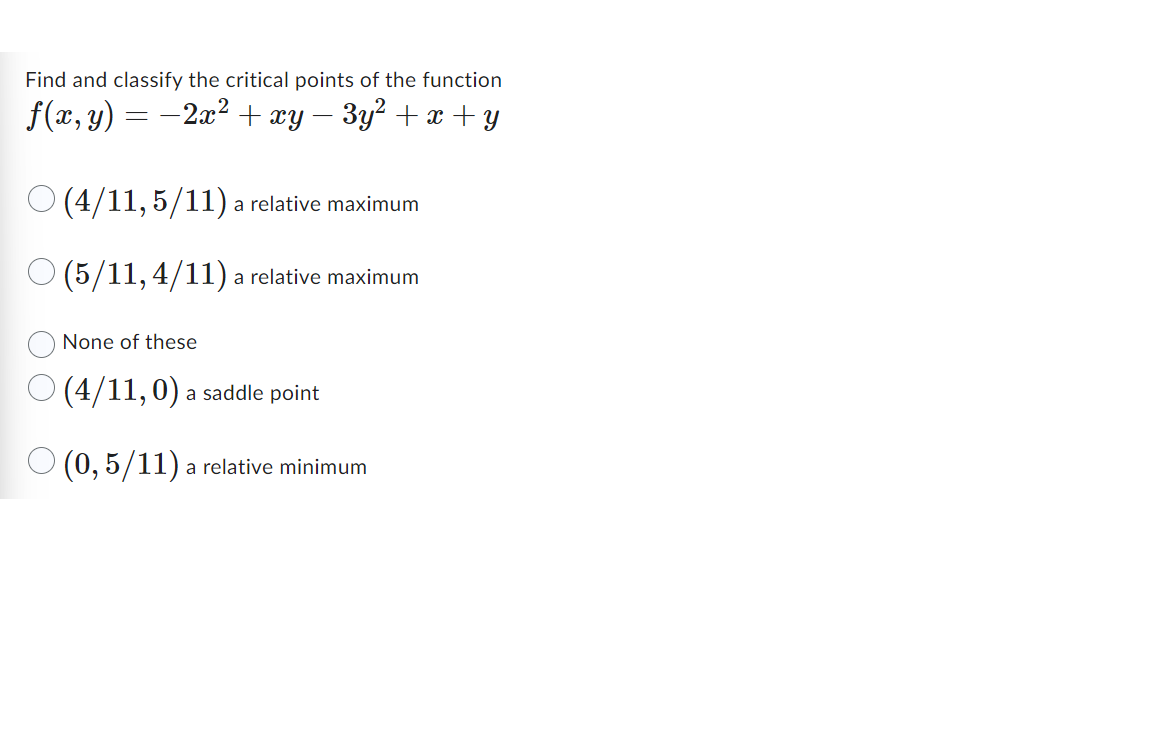 solved-find-and-classify-the-critical-points-of-the-function-chegg