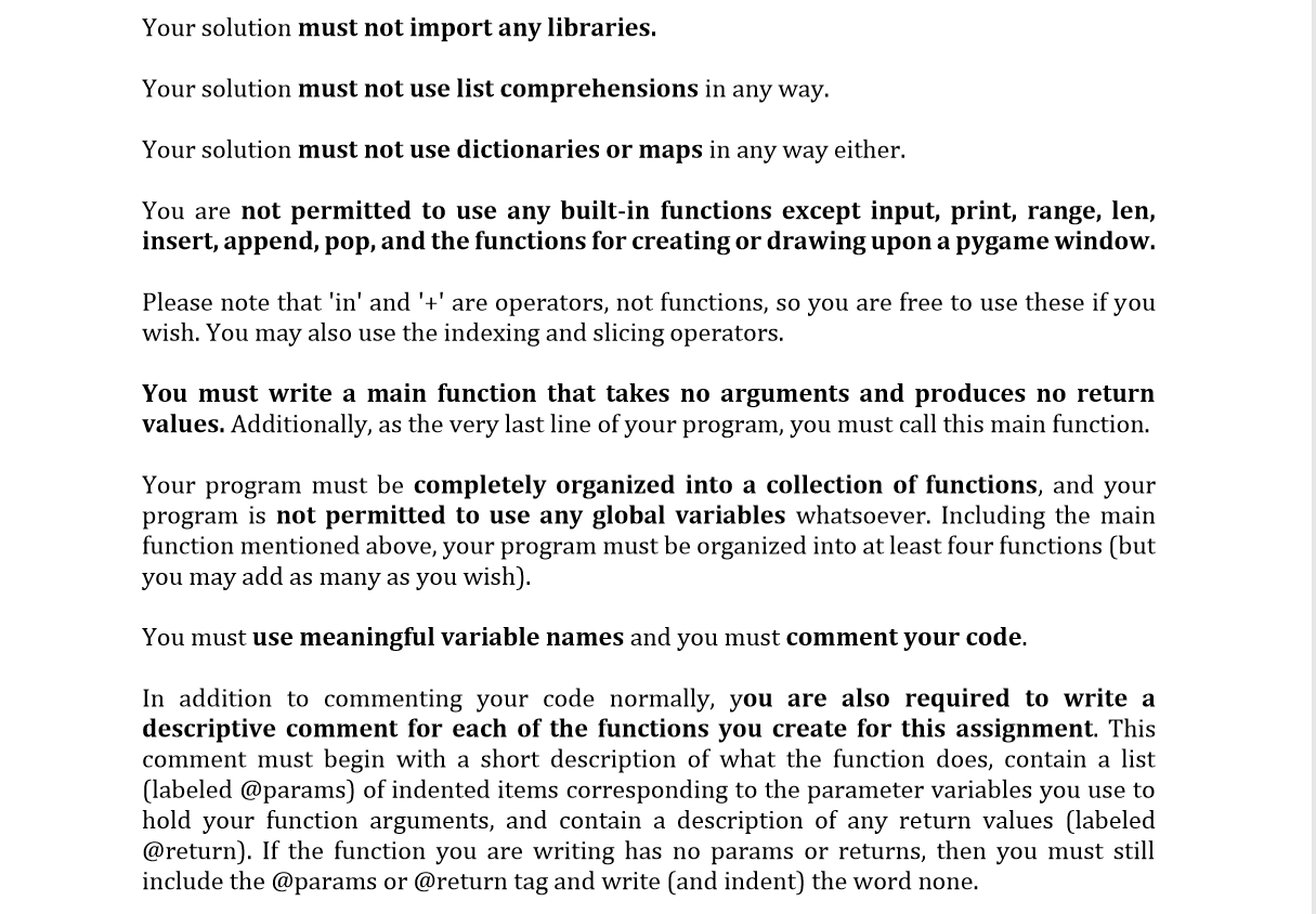 PYTHON 3. PLEASE HELP I REALLY NEED HELP ON THE | Chegg.com