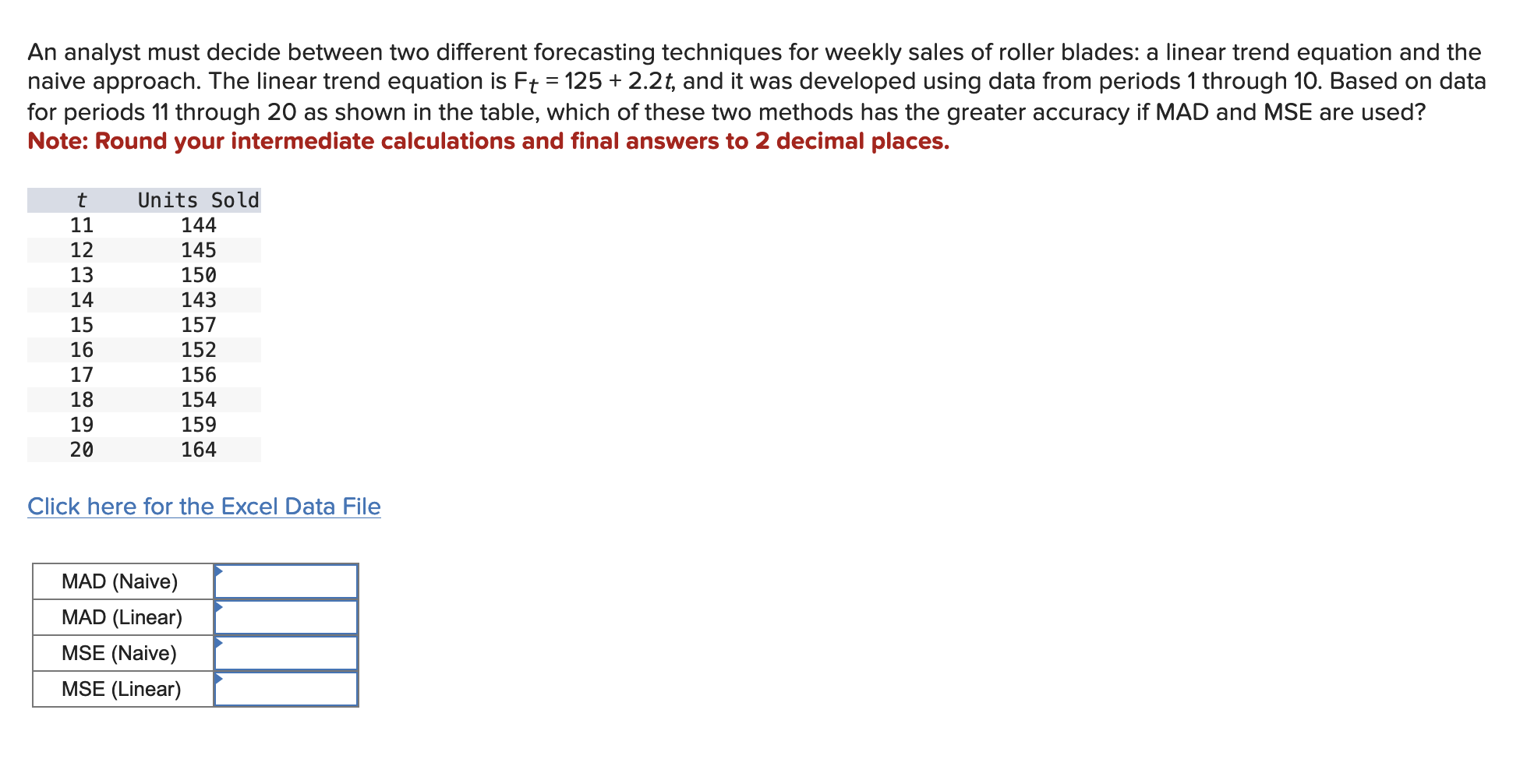 Solved An analyst must decide between two different | Chegg.com