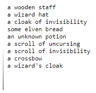 Solved Project 6-2: Wizard Inventory Create a program that | Chegg.com