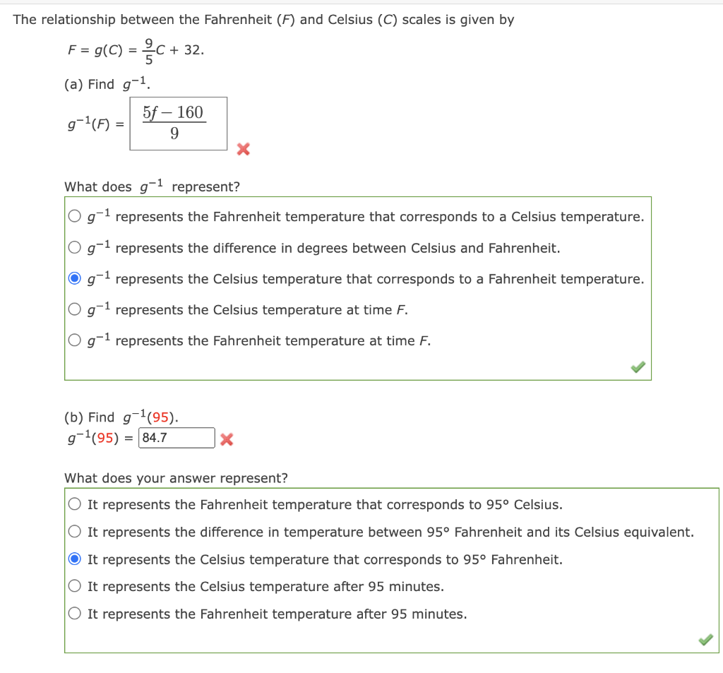 Answered: Celsius to Fahrenheit is F = 9/5C + 32.…