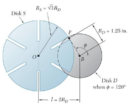 Solved The Geneva Mechanism Shown Is Used To Provide An | Chegg.com