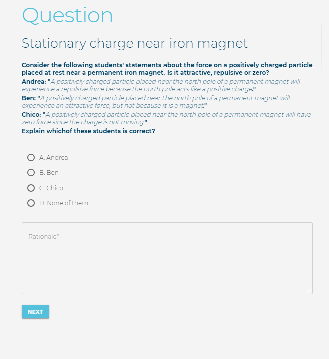 Solved Question Stationary charge near iron Consider