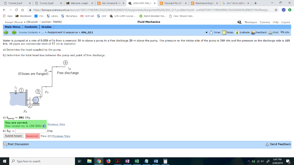 Solved Hi, I need help with part b. Part a is the correct | Chegg.com