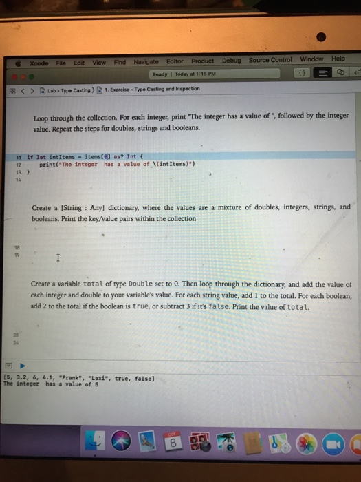 Solved Need Some Help With These Swift Questions Done In Chegg