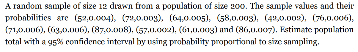 A SAMPLE OF SIZE 115 WILL BE DRAWN FROM A POPULATION visual data 7
