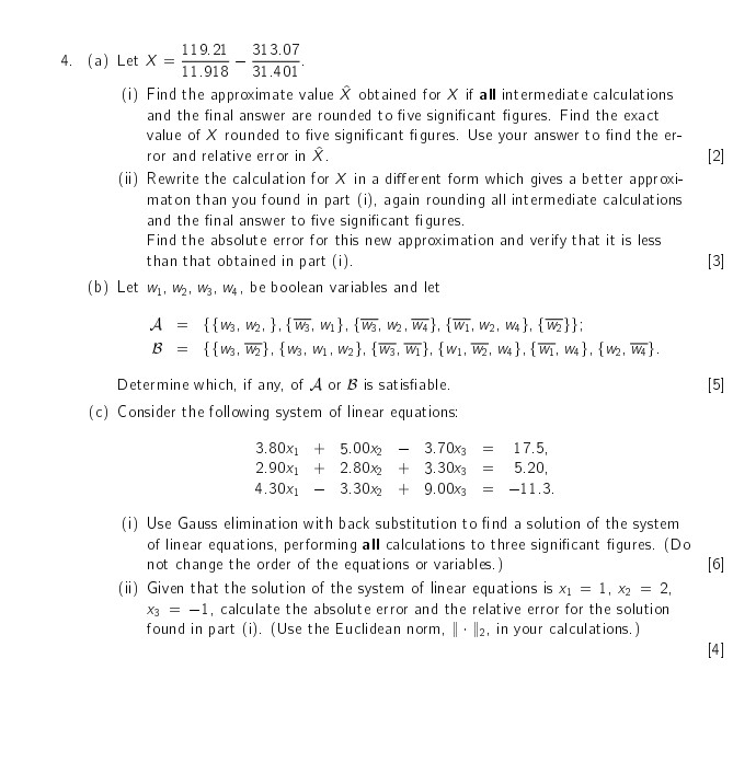 Solved 4. (a) Let X=11.918119.21−31.401313.07 (i) Find the | Chegg.com