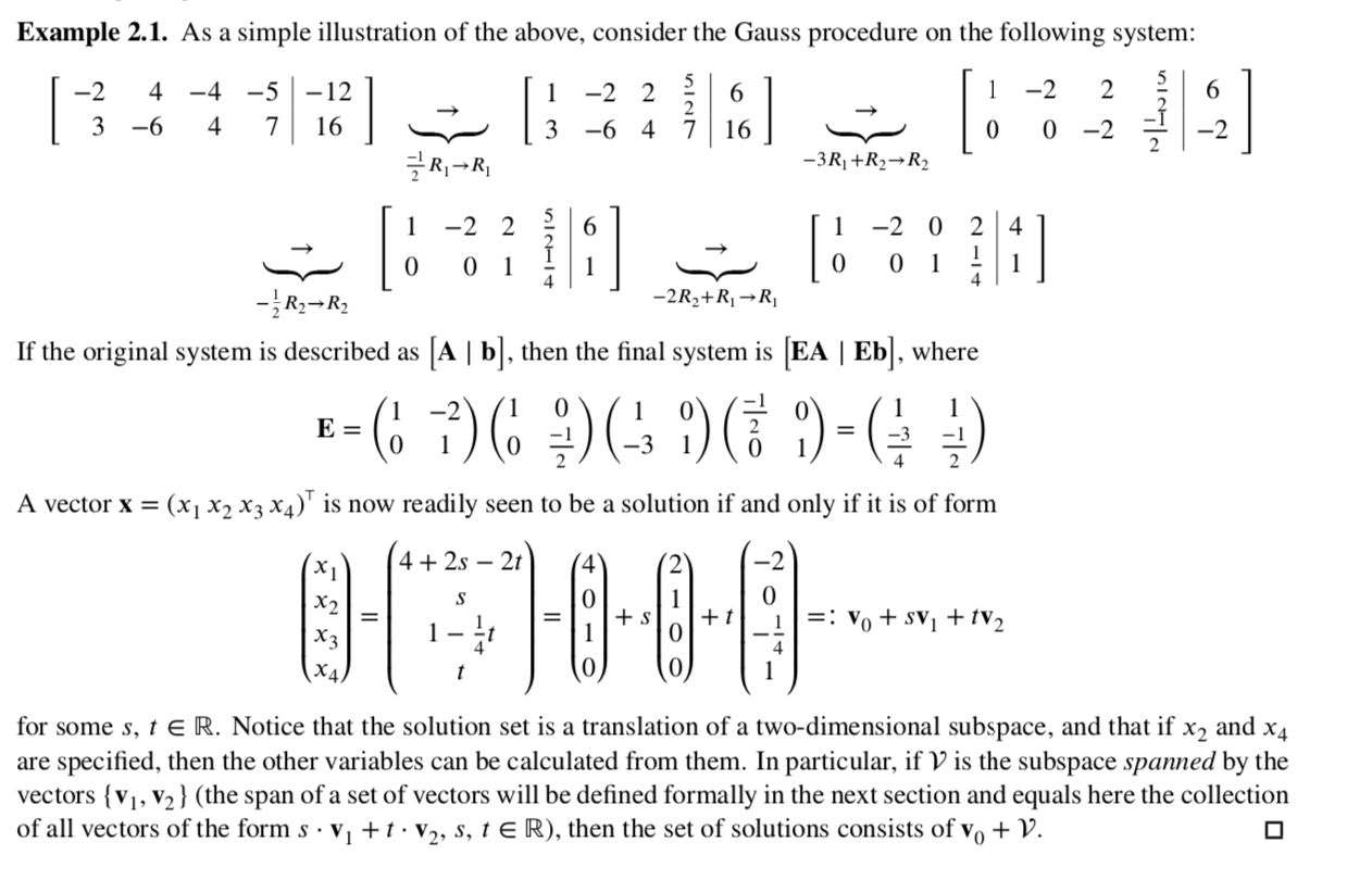 Solved Example 2.1. As a simple illustration of the above, | Chegg.com