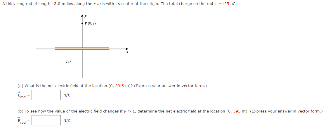 Solved (a) What is the net electric field at the location | Chegg.com