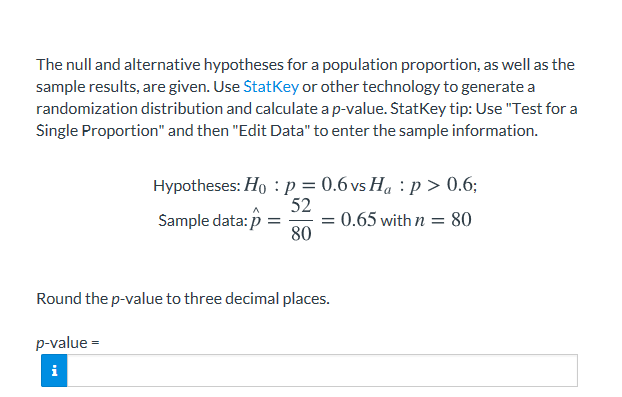 is null hypothesis for sample or population
