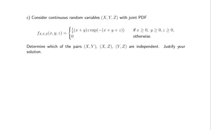 Solved Problem 3 A) Let X, Y Be Two Independent Discrete | Chegg.com