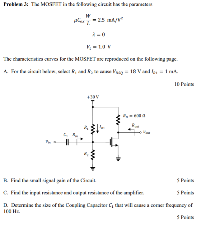 Solved Problem 4: The BJT In The Following Circuit Has The | Chegg.com