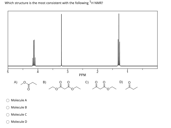 Solved Which structure is the most consistent with the | Chegg.com