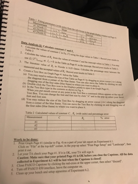 Calculate the values of constant C using equation 7 | Chegg.com