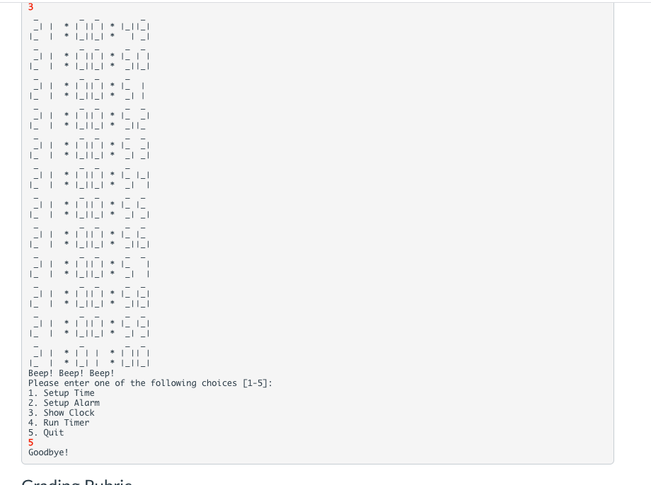 Solved PA 3 Digital Clock Topics 1. Functions 2. String | Chegg.com