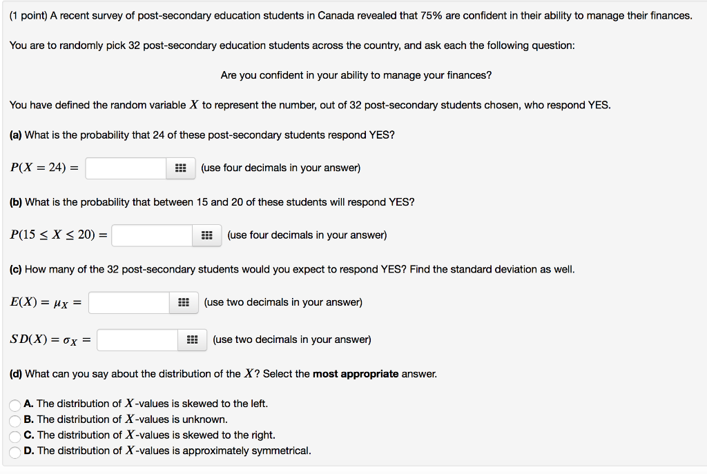 post secondary education survey questions