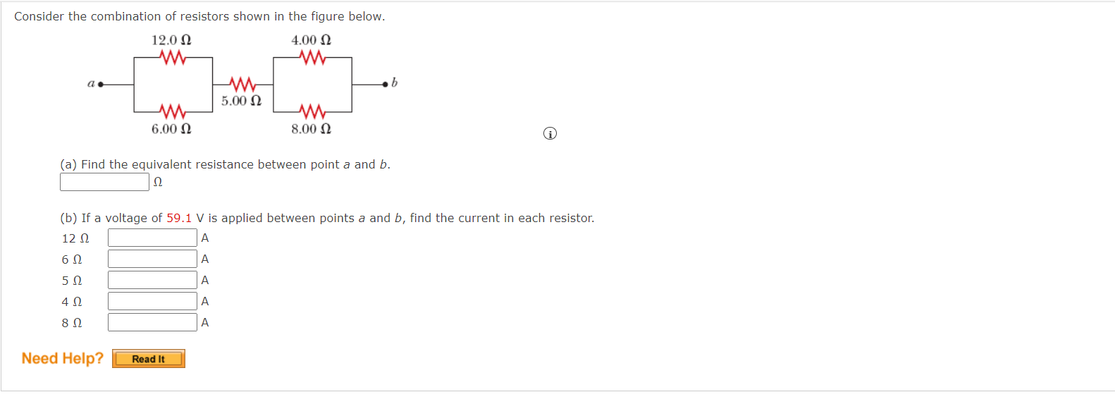 Solved Consider The Combination Of Resistors Shown In The | Chegg.com