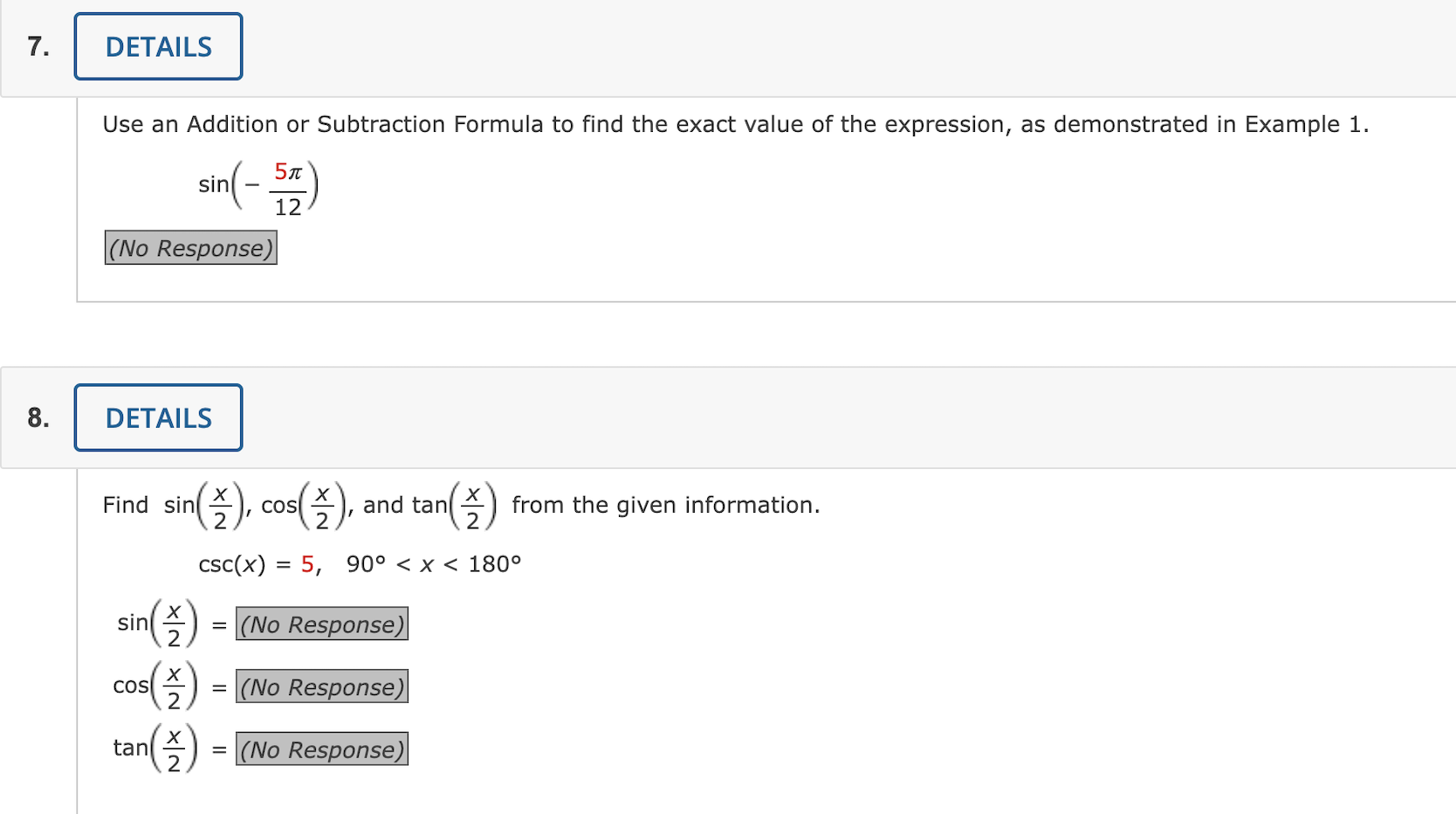 Use An Addition Or Subtraction Formula