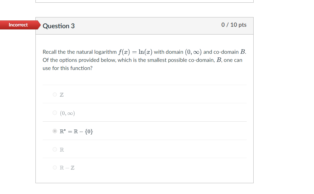Solved Recall the the natural logarithm f(x)=ln(x) with | Chegg.com