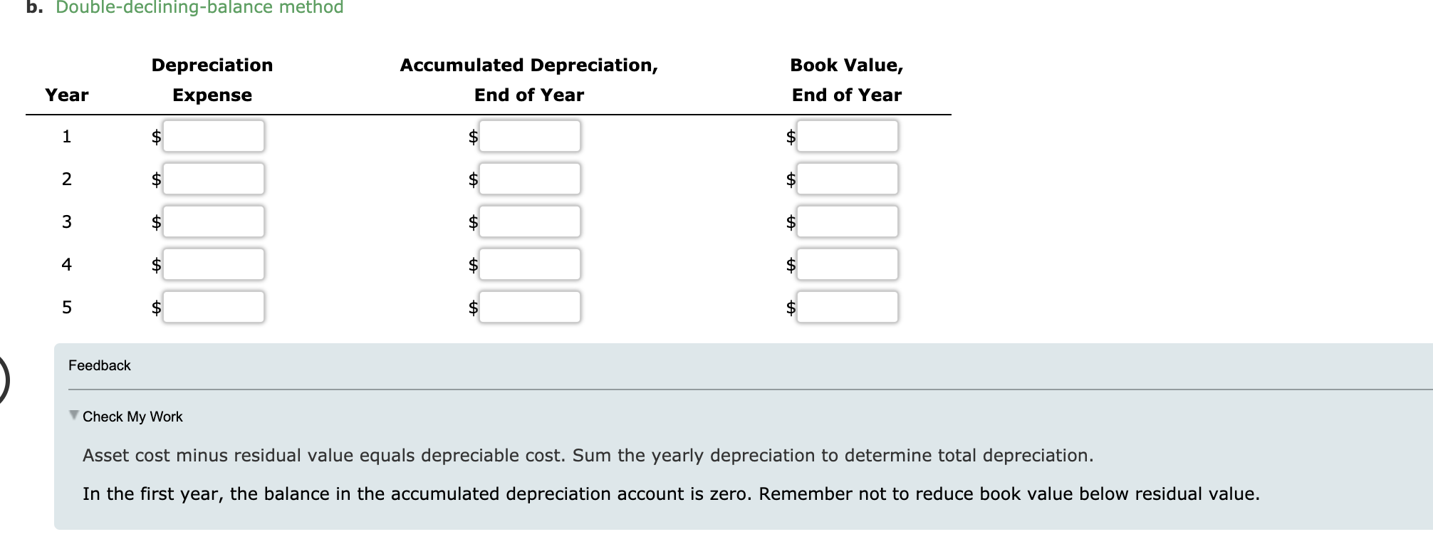 Solved Depreciation by Three Methods; Partial Years Layton | Chegg.com