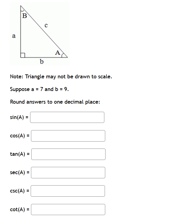 Solved A=7 And B=9 | Chegg.com