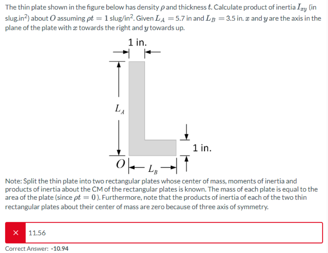 Solved The thin plate shown in the figure below has density | Chegg.com
