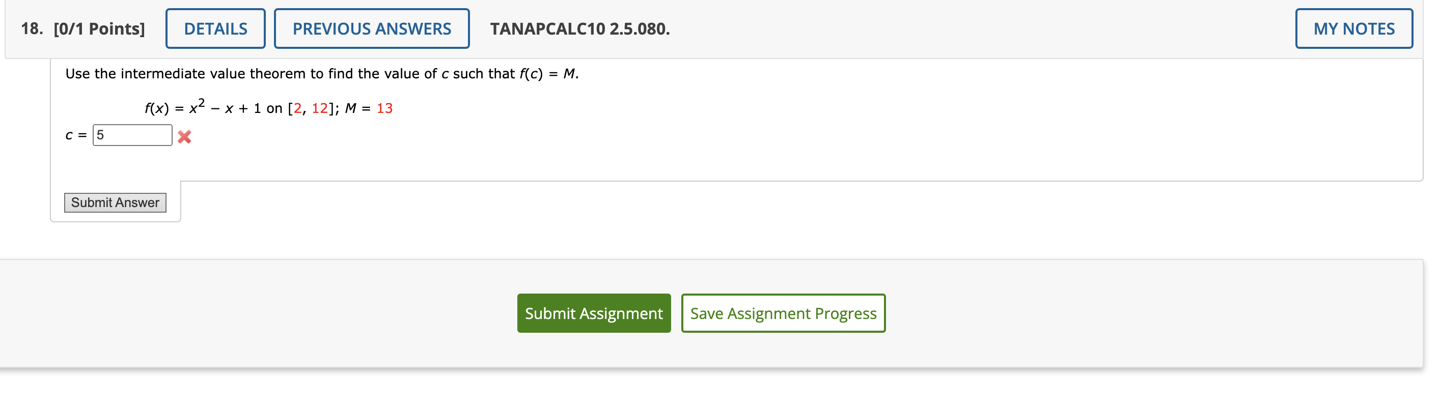 Solved Use the intermediate value theorem to find the value | Chegg.com