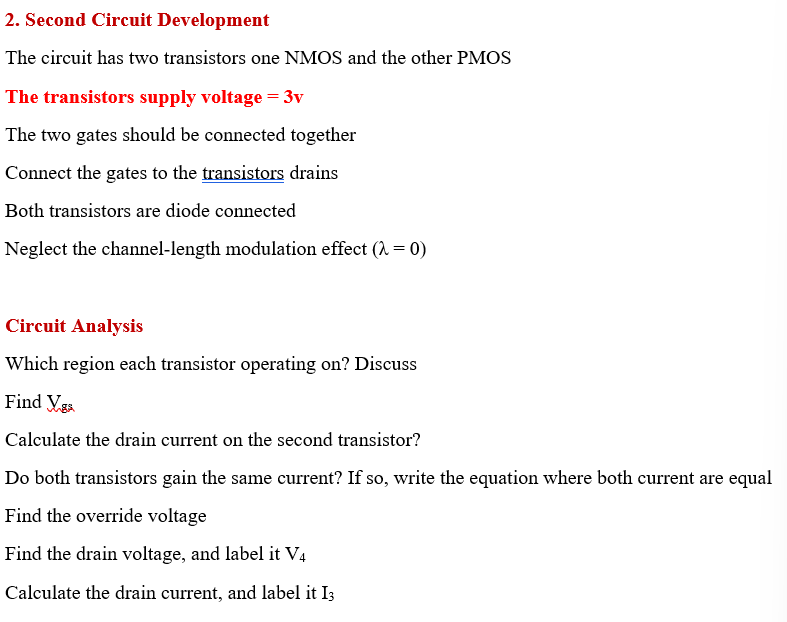 Solved Design three circuits to calculate \& analyze the | Chegg.com