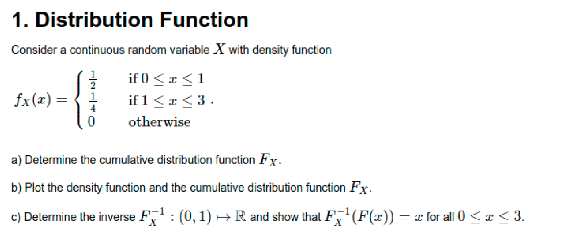 Solved How we can determine inverse of f(x) is equal to x? | Chegg.com
