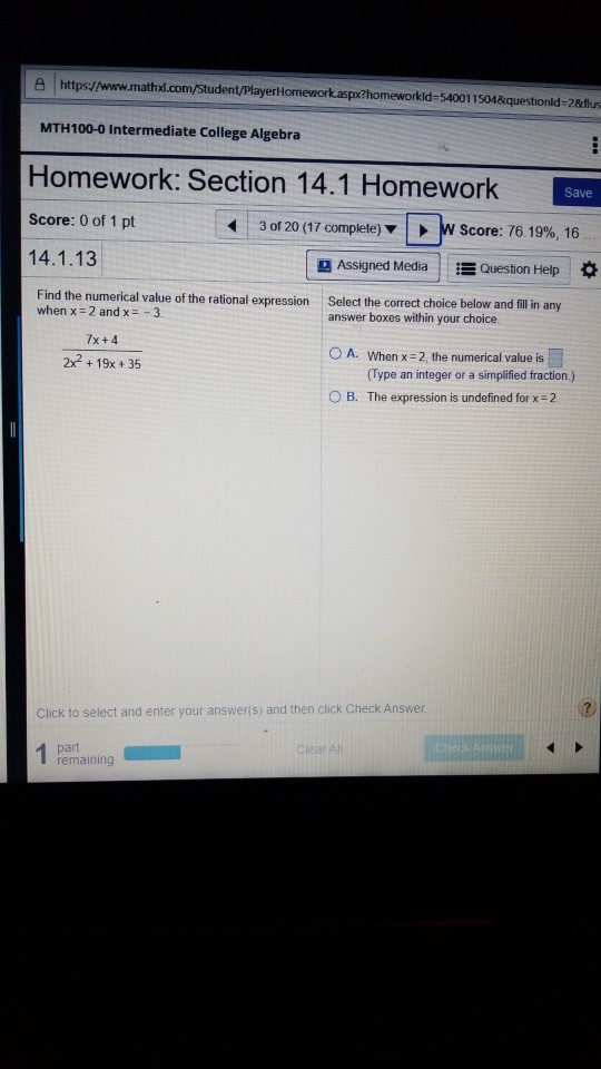 Math homework answers image
