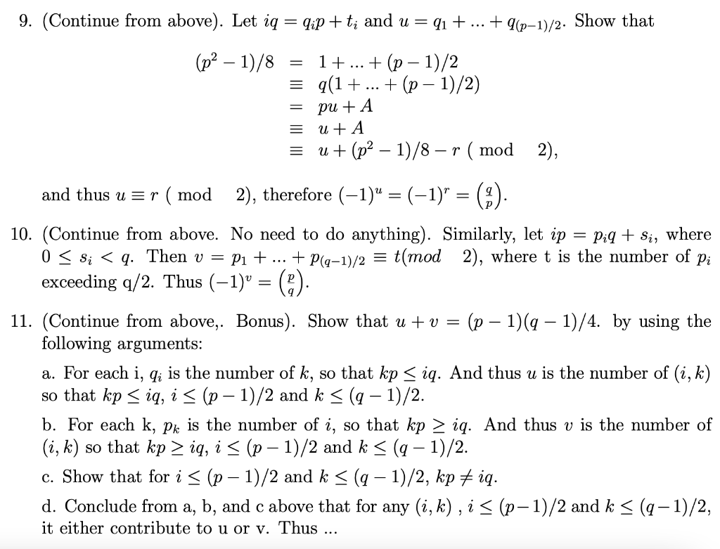 Solved Let P Q Be Distinct Odd Prime Numbers S {0≤ti