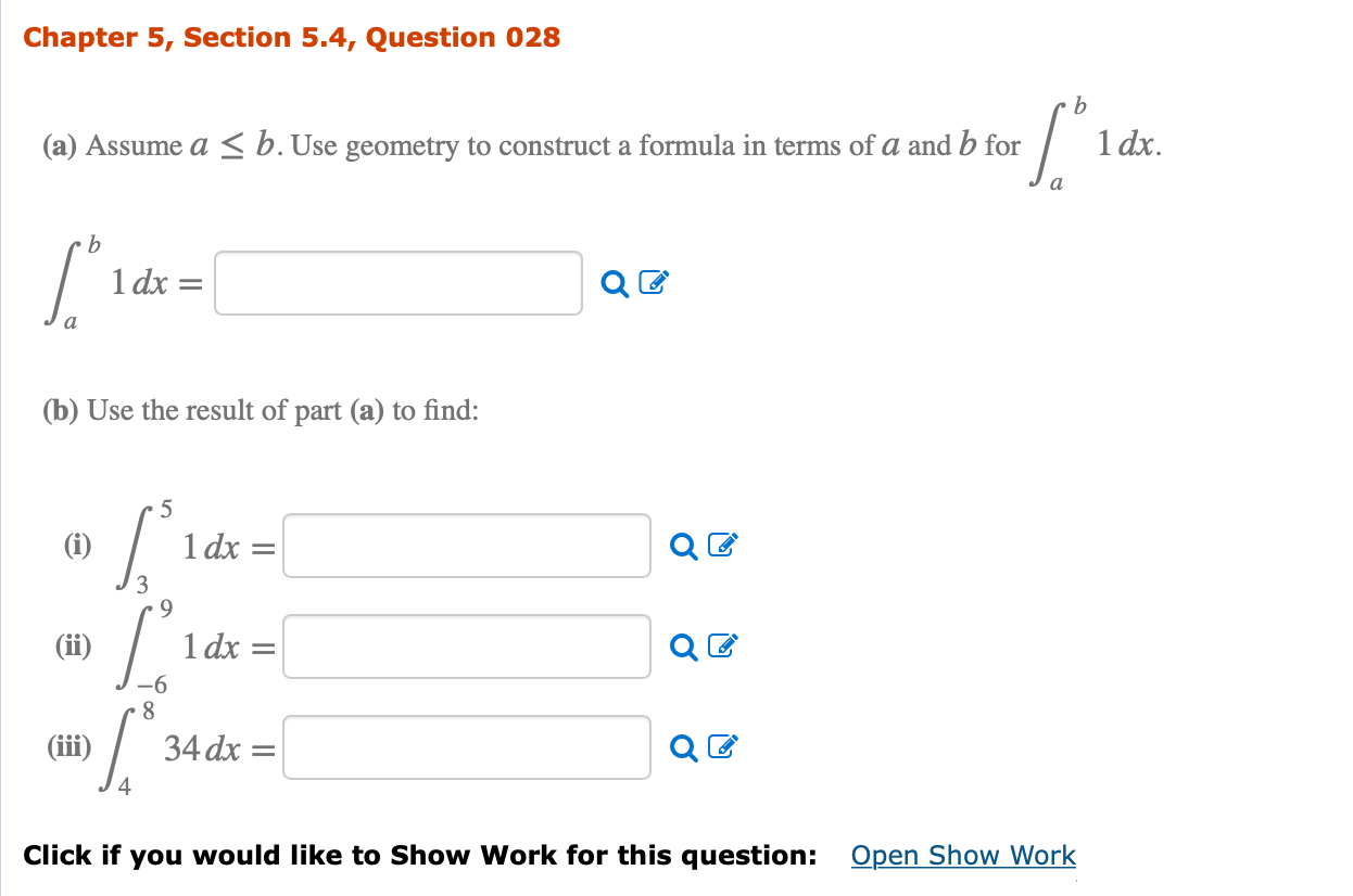 Solved Chapter 5, Section 5.4, Question 033 (a) Assume 0