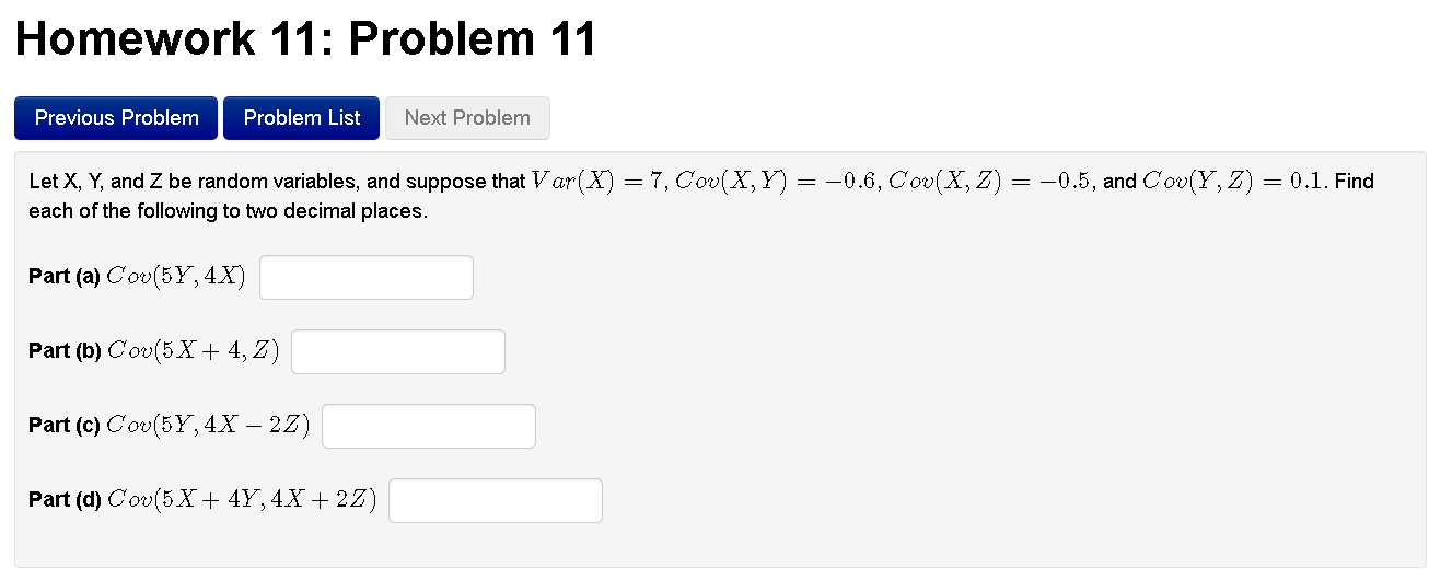 Solved Homework 11: Problem 9 Previous Problem Problem List | Chegg.com