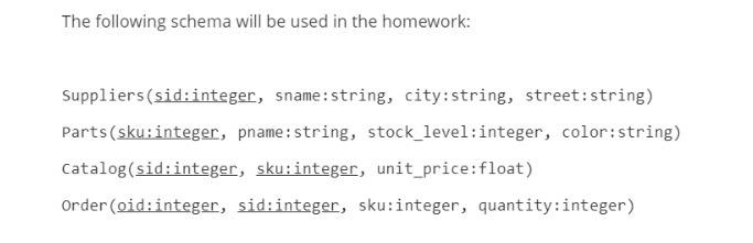 Solved Task 4: Write the SQL statement that will return the | Chegg.com