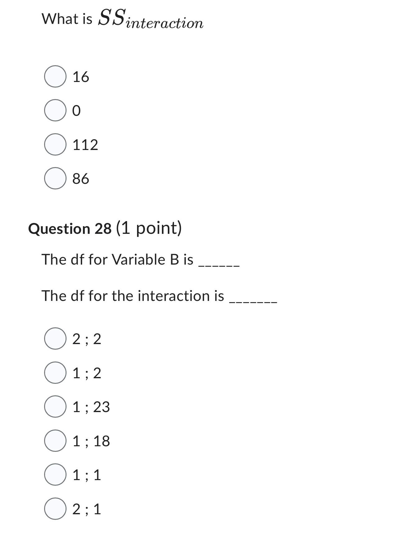 Solved In a 3∗2 experiment, Variable A has three levels (1,