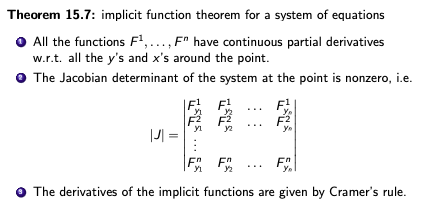 Theorem 15.7: implicit function theorem for a system | Chegg.com